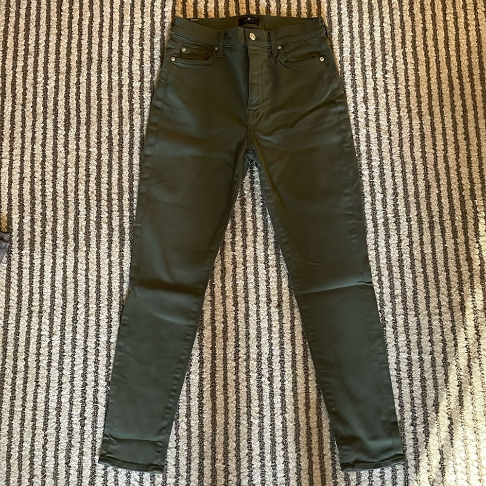 7 For All Mankind high-waist skinny jeans size 28